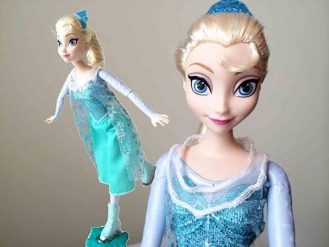 Disney's Frozen Queen Elsa Ice Skating Doll Unboxing and Review