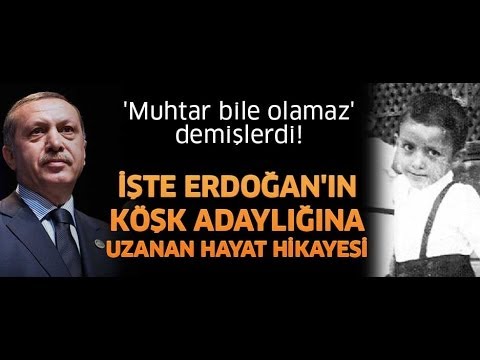 Recep Tayyip Erdoğan Hayat Öyküsü | Cumhurbaşkanı Adayı Tayyip Erdoğan