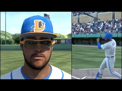 MLB 14 The Show Road to the Show PS4 - Bridges' Bat Hits Someone in Crowd - Hitting for the Cycle