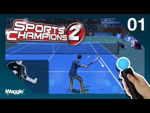 Sports Champions 2 PS Move Walkthrough - Part 1/6 [Tennis - Gold Difficulty]