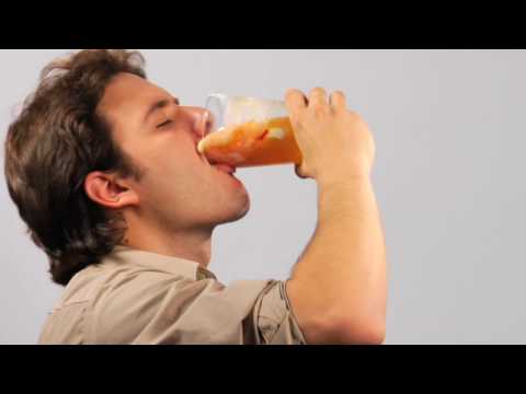 Man Drinking Fat. NYC Health Anti-Soda Ad. Are You Pouring on the Pounds?