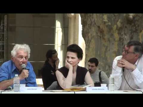 John Berger et Juliette Binoche pour De A à X