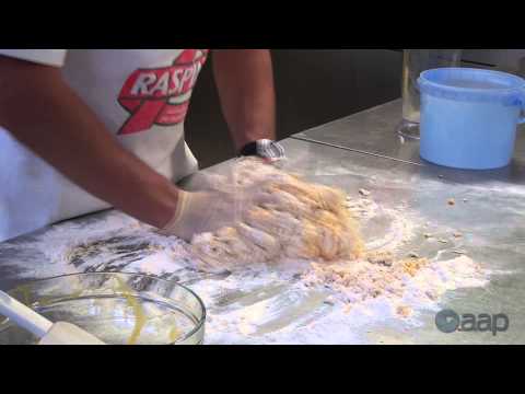 January 31, 2014. The fine art of pasta making, Piedmont, Italy.