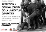 Charla-debate: Represión y criminalización de la juventud combativa