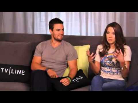 Interview - Stephen Amell & Katie Cassidy with TVLine (2012)