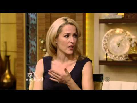 Gillian Anderson on Live! With Kelly & Michael