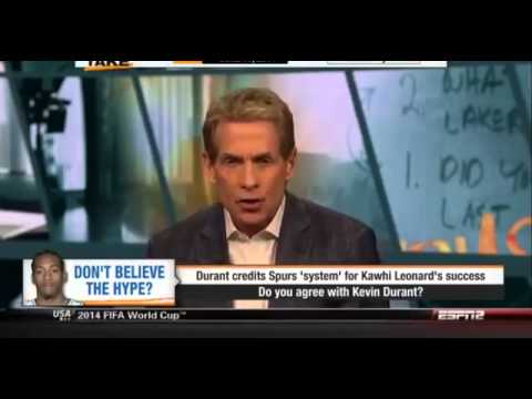 Kevin Durant Discredits Kawhi Leonard! - ESPN First Take