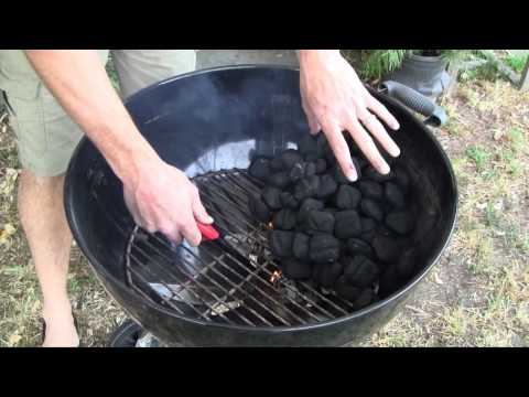 How to start a charcoal grill