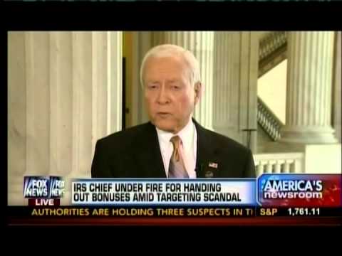 Senator Orrin Hatch on Fox News About why IRS employees should NOT receive bonuses