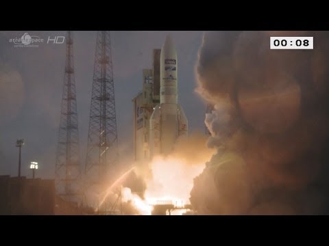 Ariane 5 flight VA217 liftoff replay