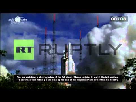 French Guiana: Europe's largest-ever satellite launched skyward