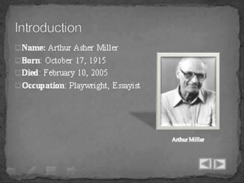 Arthur Miller Biography