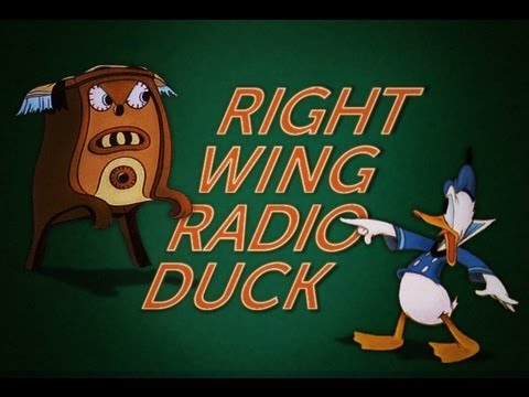 Donald Duck Meets Glenn Beck in Right Wing Radio Duck