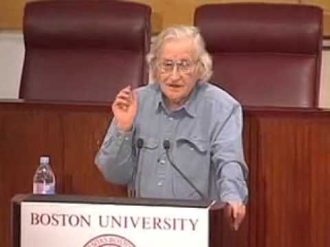 Noam Chomsky confronted by right wing twat