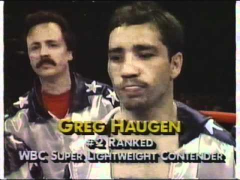 Julio Cesar Chavez VS Greg Haugen Round #1