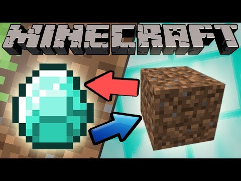 If Diamonds and Dirt Switched Places - Minecraft