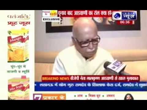 India News exclusive interview with Lal Krishna Advani