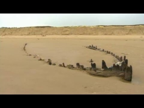 Shipwrecks Found On Carmarthenshire's Cefn Sidan Beach After Storms