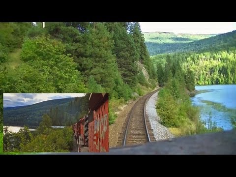 Kootenay Valley Railway (Canadian Pacific) Cabride - Trail to Nelson, BC