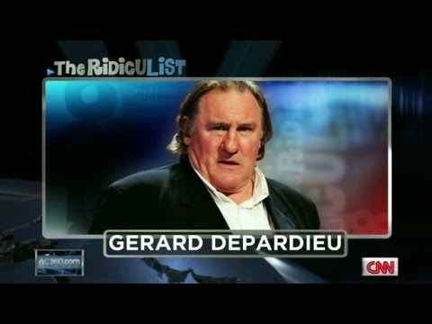 CNN: Gerard Depardieu on Anderson Cooper's Ridiculist