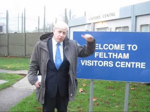 Boris Johnson visits 'pioneering prison' cutting re-offending rates