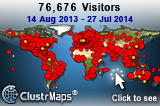 Locations of visitors to this page