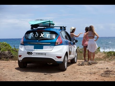 ROXY Hawaii: Join Kelia's Ride with FORD FIESTA episode 1