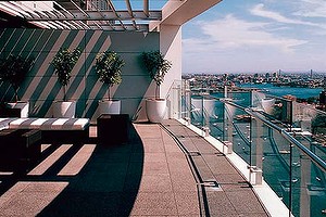 An apartment in the Latitude building at Lavender Bay.