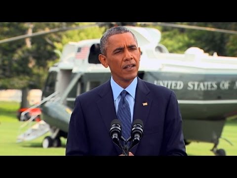 President Barack Obama responds to Russia\'s actions in Ukraine following the crash of Malaysia Airlines MH17.