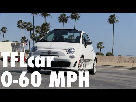 2015 Fiat 500 Abarth Cabrio Fully Loaded 0-60 MPH Review