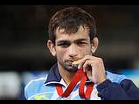 Commonwealth Games 2014 Amit Kumar Wins Gold in 57kg Freestyle Wrestling