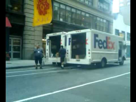 Fed Ex, Federal Express, package delivery -  HANDLE WITH CARE