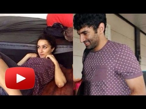 Shraddha Kapoor - Aditya Roy Kapur SHARE Same T-shirt !