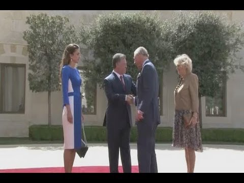 Royal couple welcomed in Jordan