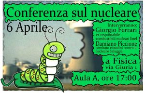 Dalla facoltà di Fisica il grido 'No al nucleare'