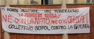 Scienze Politiche contro la guerra!