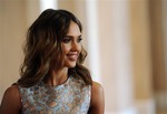 Honoree Jessica Alba poses at the 85th Helping Hand of Los Angeles Mother's Day Luncheon, Friday, May 9. 2014 in Beverly Hills, Calif.