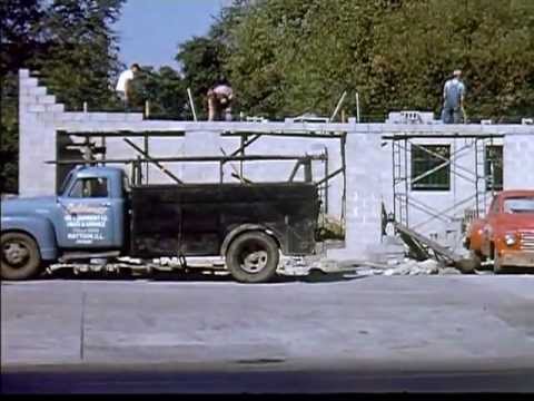 Construction Of New Texaco Station (1953)