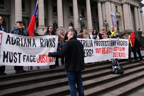 Mark Dreyfus addressing the rally