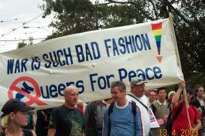 'War is such bad fashion' - Queers for Peace