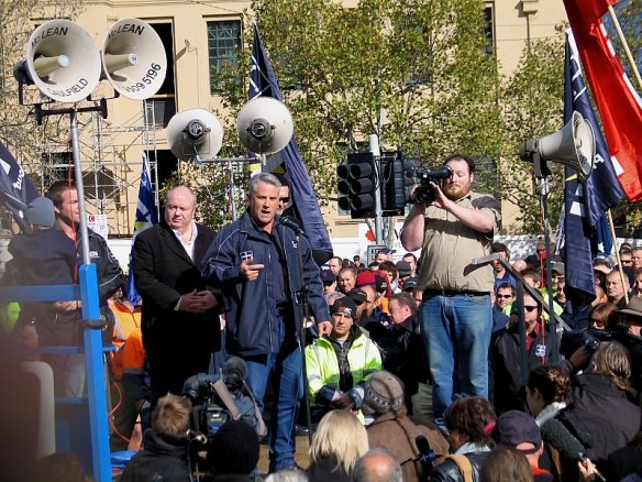 Dean Mighell, Victorian State Secretary of the ETU