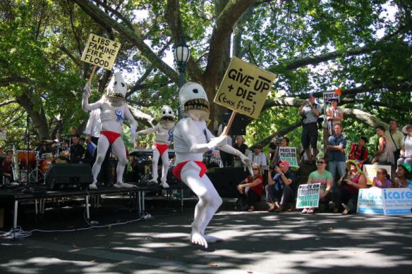 Tony Abbott clones invade the rally