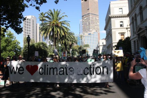 Banner - 'We [heart] Climate Action'