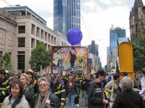 Firefighters Union banner