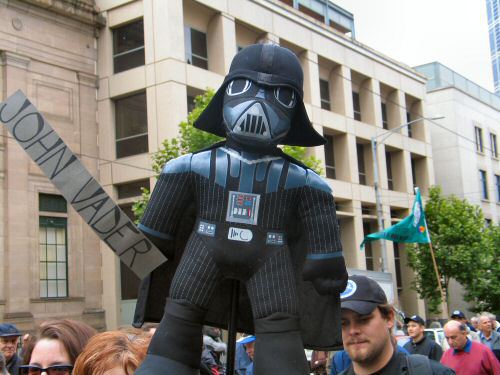 'John Vader' puppet