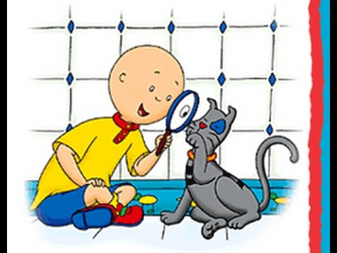 Caillou is looking for Gilbert everywhere! Searching in a detective way caillou english