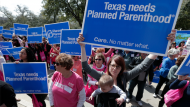 Texas pro-abortion rights protest