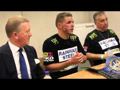 BILLY JOE SAUNDERS v EMANUELE BLANDAMURA POST-FIGHT PRESS CONFERENCE (MANCHESTER)