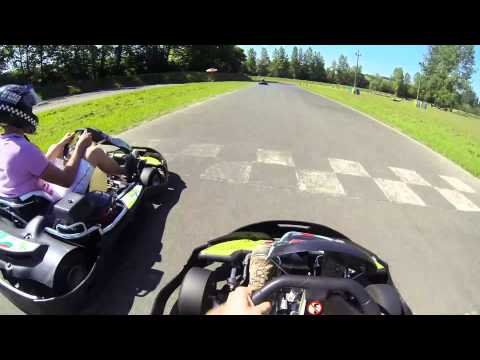 Karting Briscous 18 Aout 2013 (Camping Domaine d'Esperbasque) (GoPro)