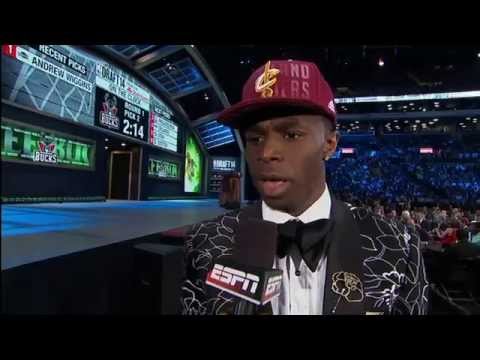 The Cavaliers Select Andrew Wiggins with the Number 1 Pick!